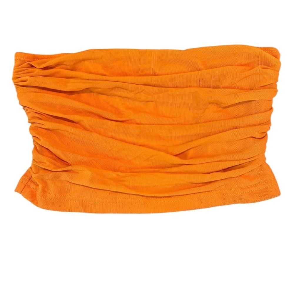 Vibrant Orange Tube Top Size Medium